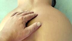 Big booty bombshell tempts with naughty morning romp in the tent