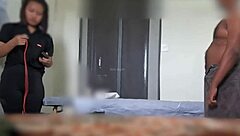 Massage girl hesitated but I convinced her for happy ending.