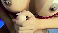 novinha bronzeada pulls bikini aside demanding hot cumshot after intense shaved pussy massage and masturbation