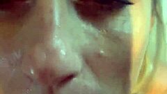 In this homemade update, the beautiful blonde milf bends over for a hairless doggystyle orgasm with Alineflavio