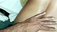 Damn, stepsister's tight asshole gets filled with cum in rough desi doggystyle anal 😩