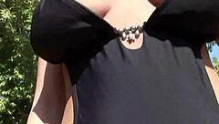 the outdoor pov captured everyday scenes in a casual narrative style with amateur milf details