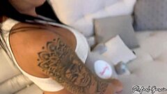 i invited my hot brazilian neighbor over for a movie and we ended up having fun together