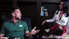 I get so turned on bending over for Veronica Avluv in the office as she squirts