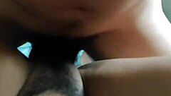 she acts spoiled yet helps him remove her thong in the scene