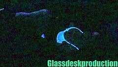 scarlett johnson hints at rough creampie in blacklight fetish solo with virgin tears