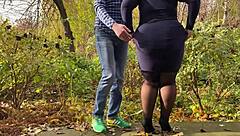 Hey, have you ever caught your mother-in-law sneaking outside to pee in her sexy lingerie and heels?