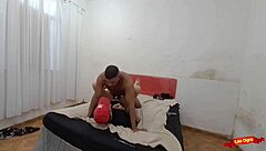 Hey, ready for this pretty Latina's first anal with rough wet pussy action and natural tits?