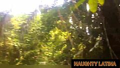 i love outdoor sex by the river, he fucks me so hard with his bbc black dick...