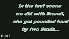 i'm taking on a whole room of cocks with brandi sucking them all down