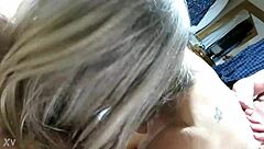 Hey, check out this naughty wife getting an anal spit roast with her hubby and fuck buddy.