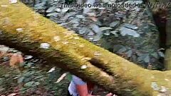 Look, the guy paid to see my big pussy in the ecological park so I went into the bushes and flashed it for him