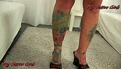 hey, check out this blackwidowxxx promo showing off full body tattoos in detail