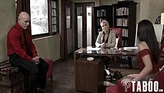 school principal bridgette b tricks teacher into setting up student brooklyn gray for wild sex