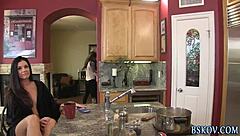 hey, that pornstar is totally devouring this teen's pussy with some intense oral action