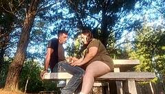 omg i meet this girl in the park, she pulls out my dick and starts sucking, we end up fucking outdoors with a creampie 😈