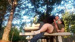 omg i meet this girl in the park, she pulls out my dick and starts sucking, we end up fucking outdoors with a creampie 😈