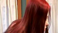 Oh man, Liz Vicious is all alone at her emo dinner party, getting off so intensely with that redhead vibe 🔥