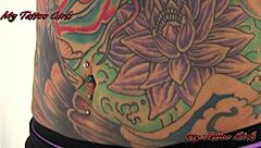 hey, check out this blackwidowxxx promo showing off full body tattoos in detail