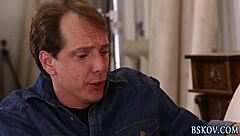 hey, that pornstar is totally devouring this teen's pussy with some intense oral action