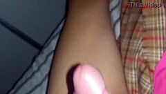 i'm in bed with this busty blonde trans milf, she sucks my cock deepthroat style, then begs me to fuck her missionary on sunday