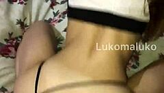 argentinian teen blonde takes big black cock doggystyle in pov leading to anal creampie gape