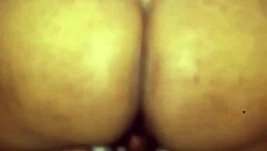 Indian big ass SHAKING wildly as she bends over for homemade anal with monster cock