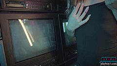 petite milf blonde nicole aniston is stripping to show her hot body and small tits