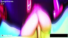 Xwife Karen busty diva tidies up after her intense release