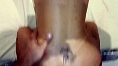 in this amateur scene a latina takes a big black cock anally. she ends with a facial cumshot from the intense interracial action.