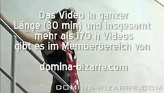 darla bound in latex as masked german mistress