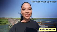 Sexy EBONY Babe with ROUND NATURAL BIG BOOBS FINGERS Her PUSSY Wildly for HORNY Friend