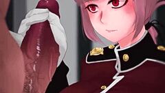 Nightingale artwork created by artist Skello features detailed black elements and hand movements. Viewers appreciate the creative touch in this piece.