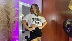 Watch This Naughty Colombian Cutie Suck Her Boyfriend's Dick And Deny His Cum For Being Bad!