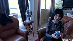 French Goth Girl Getting Fucked Anally