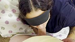 I sucked my stepbrother's huge cock until massive cumshot filled my mouth!