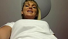 why are you on your knees, jerking off under the bill and eating your own cum like a slut?