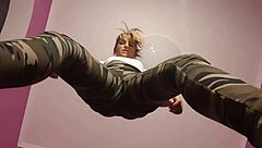 why are you on your knees, jerking off under the bill and eating your own cum like a slut?