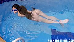 hey mermaid helen star, why are you naked in the pool with those big tits and wet pussy for romance?