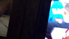 rhonda starts bouncing her ass wildly in the scene