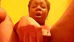 Amateur Ebony Solo Masturbation with Extreme Dirty Talk and Wet Pussy Toys