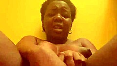 Amateur Ebony Solo Masturbation with Extreme Dirty Talk and Wet Pussy Toys