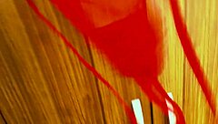 Big cock bends over latina in lingerie for doggystyle creampie while she masturbates to erotic not sister fantasy