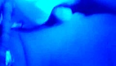 She casually takes a deepthroat from him in the bedroom while he grabs her hair