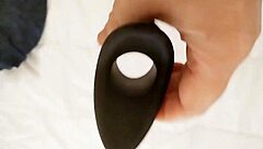 horny finnish faggot is cumming hard on his bed without even jerking