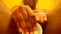 Amateur Ebony Solo Masturbation with Extreme Dirty Talk and Wet Pussy Toys
