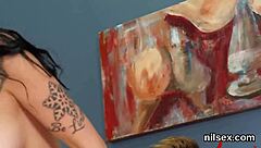 Hey, check out this slutty chick getting that awkward anal treatment in the nuthouse!