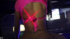 Hey, are you watching this twerk in the club with all that ass shaking and erotic dancing moves?