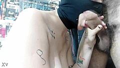 I sucked my Argentine stepbrother's 20 cm monster cock, feeling every inch in this curvy Latina session.