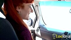 Redhead teen 18+ Lili Lou gets bent over for doggystyle fucking outdoor in missionary and cowgirl riding hardcore action